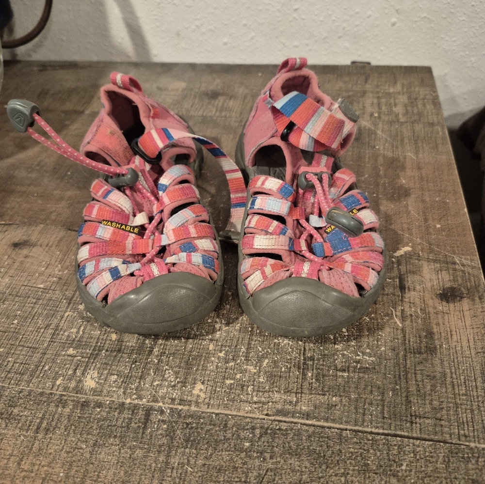 Kids' Pink Striped Sandals